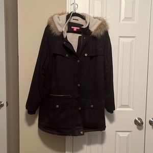 Plus size heavy overcoat